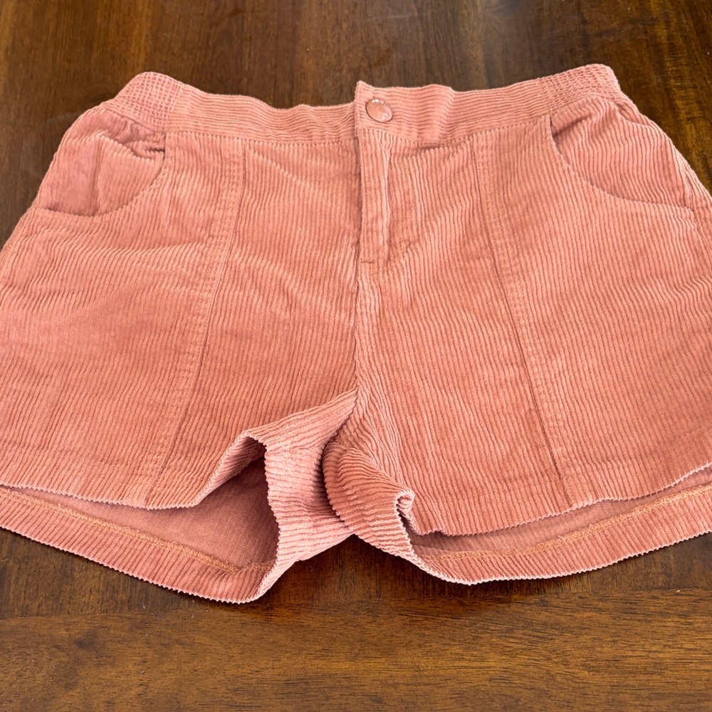 Faherty Corduroy Shorts in Coral